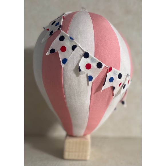 Set of 5 Large Stuffed Hot Air Balloon Handmade Party Centerpieces/Nursery Decor - Picture 8 of 8